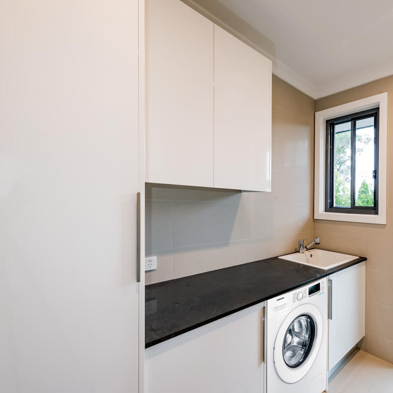 Laundry cabinets